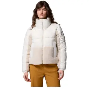 Columbia - Leadbetter Point II Sherpa Hybrid - Doudoune femme Sea Salt... pas cher