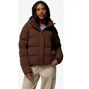 Columbia - Amaze Puff Hooded Jacket - Doudoune femme Tobacco - XL pas cher