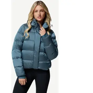 Comparateur de prix : Veste à capuche Columbia Amaze Puff bleu sarcelle femme - L