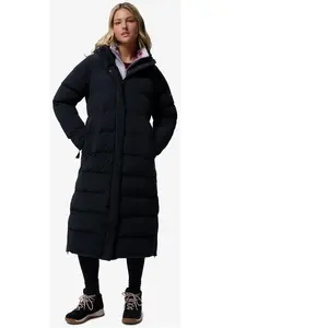 Columbia - Amaze Puff Long Hooded Jacket - Doudoune femme Black - L pas cher