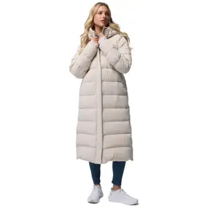 Veste à capuche Columbia Amaze Puff Long beige clair femme - M pas cher