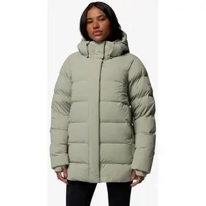 Veste à capuche Columbia Amaze Puff Mid vert safari femme - L pas cher