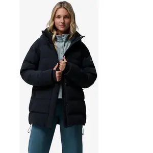 Veste à capuche Columbia Amaze Puff Mid noire femme - M pas cher