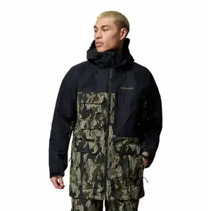 Veste à capuche Columbia Coreshot imprimée vert militaire noir - M pas cher