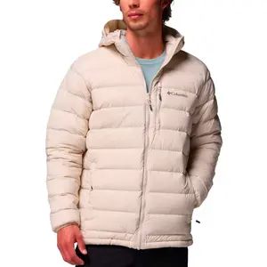 Comparateur de prix : Veste à capuche Columbia Drift Peak Stretch Down blanc crème - S