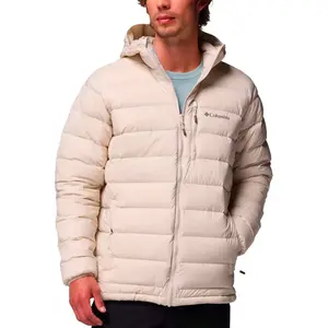 Comparateur de prix : Veste à capuche Columbia Drift Peak Stretch Down blanc crème - M