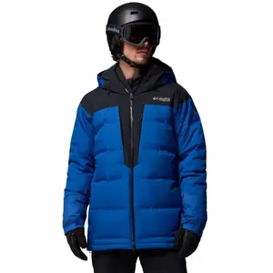Veste à capuche Columbia Glacier Ridge Down bleu ultra noir - XXL pas cher
