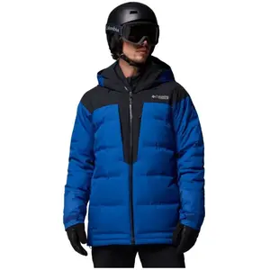 Veste à capuche Columbia Glacier Ridge Down bleu ultra noir - XL