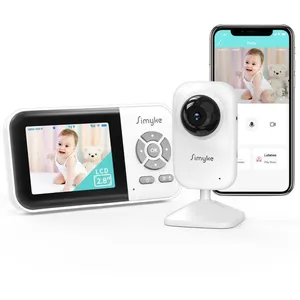 Simyke Moniteur vidéo pour bébé caméra WiFi pour bébé affichage de 28 ...Vendu parcdiscount