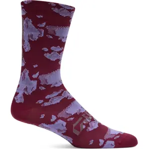 Giro - Comp Racer High Rise - Chaussettes vélo Maroon Pulse - XL pas cher
