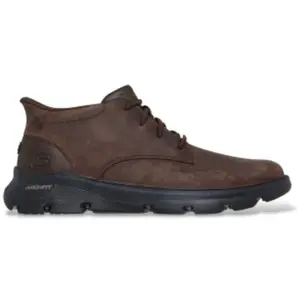 Skechers Arch Fit Garza Veterschoenen Hoog - donkerbruin - Maat 45