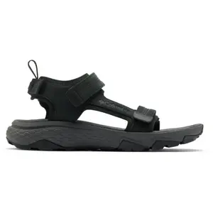 Columbia Sandales Peakfreak Rush Lea pour homme, noir/gris foncé, 8