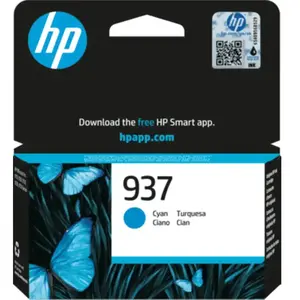 HP 937 Cartouche d'encre authentique 4S6W2NE - Cyan pas cher