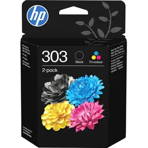 Hp Pack De 2 Cartouches Authentiques D'encre Noire/trois Couleurs 303 pas cher
