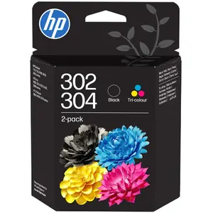 Hp Cartuccia D'inchiostro 302 E 304 Nero E Tricolore 2-pack B82l1ae