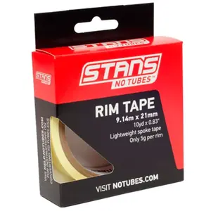 Comparateur de prix : Fond de jante Stan's NoTubes pour Tubeless 9,14mx25mm jaune
