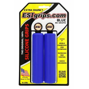 Comparateur de prix : Poignées Esi Grips Extra Chunky - VTT - Bleu - Confortable et antidérapant
