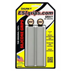 Comparateur de prix : ESI Grips ESI_CHUNKYG Paire de Poignées en Silicone pour Cintre VTT