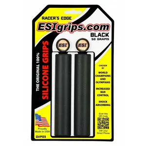 Comparateur de prix : ESI Grips ESI_RACEN Paire de Poignées en Silicone pour Cintre VTT