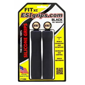 Comparateur de prix : Poignées ergonomiques ESI Fit XC - 31,8 mm noir pour VTT