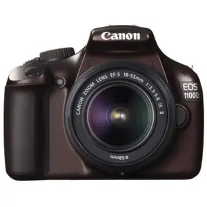Reflex EOS 1100D - Marron + Canon Zoom Lens EF-S 18-55mm f/3.5-5.6 IS ... pas cher