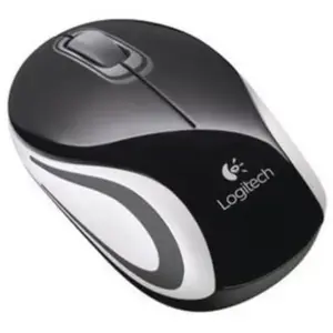 Logitech M187 Souris sans Fil Mini Ultra Portable, 2,4 GHz avec Récepteur USB, 1000 PPP, Suivi Optique, 3 Boutons, Compatible avec PC/Mac/Portable - Noire