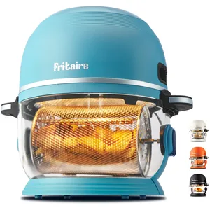 FRITAIRE - Friteuse à Bol Autonettoyant en Verre - Vert pas cher