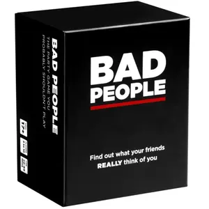 Comparateur de prix : Dyce Games BAD PEOPLE Jeu de société auquel Vous ne Devriez Probablement Pas Jouer