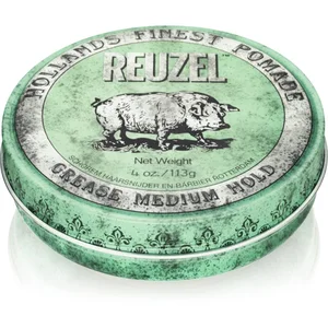 Reuzel Pommade coiffante Grease Green 113g effet Fixant Tenue Moyenne pas cher