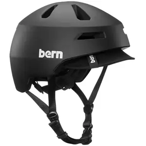 Casque de sport Bern Brentwood 2.0 Matte Noir avec visière Taille M pas cher