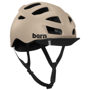 Comparateur de prix : Casque vélo avec visière pivotante Bern Allston Beige S BM06Z18MSD1