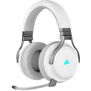 Comparateur de prix : CORSAIR Casque Gamer VIRTUOSO RGB Sans fil Blanc (CA 9011186 EU) TU