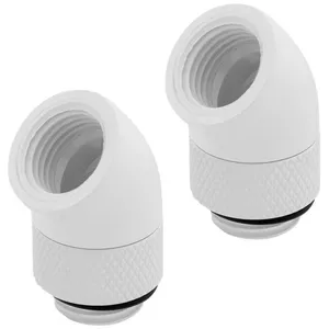 Comparateur de prix : Corsair Hydro X Series 45° Rotatif Pack 2 Adaptateurs Blanc
