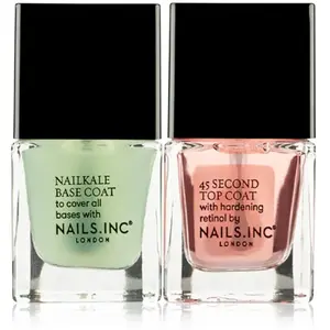Nails Inc. Treatment base et top coat mini pas cher