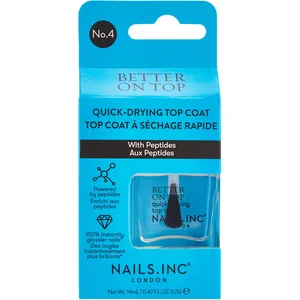 Nails Inc. Better on Top vernis de protection brillance 14 ml pas cher