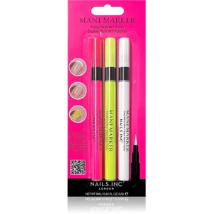Nails Inc. Mani Marker Trio kit manucure 3x3 ml pas cher
