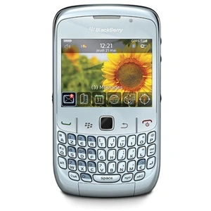 Curve 8520 - Smartphone BlackBerry - microSD slot - Ecran LCD - 2.46" - 320 x 240 pixels - rear camera 2 MP - bleu givre pas cher