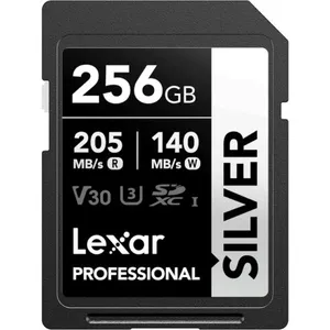 Comparateur de prix : Lexar Carte SD Silver Plus UHS-1 256 Go V30 R205/W150 Mo/s