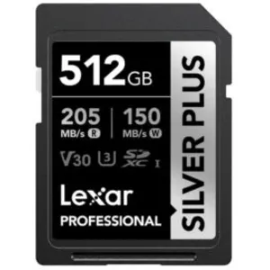 Lexar SD Silver Plus UHS-1 512 Go V30 pas cher