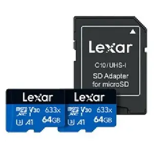 Lexar PACK 2 64GO 633X pas cher