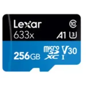 Lexar 633x 256 Go MicroSDXC UHS-I Classe 10 pas cher