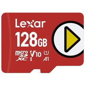 Carte mémoire Lexar Play micro SDXC UHS-I 128 Go Rouge pas cher