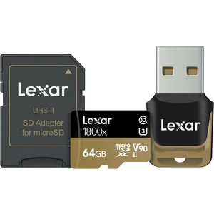 Comparateur de prix : Lexar LSD1800064G-BNNNG mémoire flash 64 Go SDXC UHS-II Classe 10