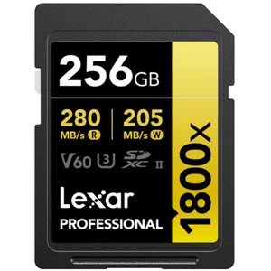 Comparateur de prix : Lexar LSD1800256G-BNNNG mémoire flash 256 Go SDXC Classe 10