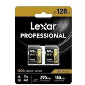 Lexar Professional 1800x 128 Go SDXC UHS-II Classe 10 pas cher