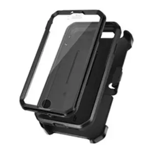 Comparateur de prix : Coque pour iPhone SE 2022 2020 8 et 7 Multicouche Clip ceinture et béq...