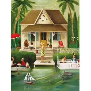 Puzzle 500 pièces : Splendide maison d'été pas cher