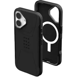 Comparateur de prix : Urban Armor Gear UAG Coque de Protection iPhone 16 Civilian MagSafe Noir