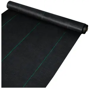 Toile de Paillage - VEVOR - Toile Anti-Mauvaises Herbes Bâche Jardin Anti-mauvaises Herbes Géotextile 91,4 x 2 mVendu parvevor