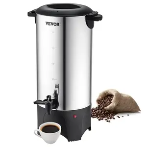 7,4 L Percolateur à Café - VEVOR - 50 Tasses Distributeur de Boissons ... pas cher